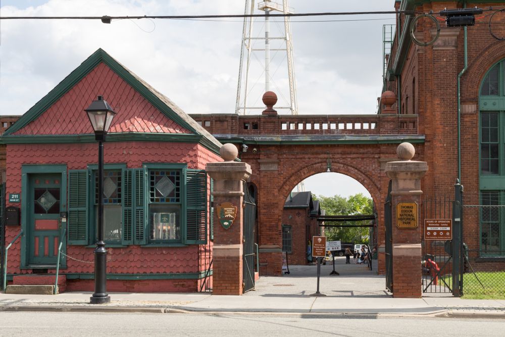 Archway at Thomas Edison National Historical Park.