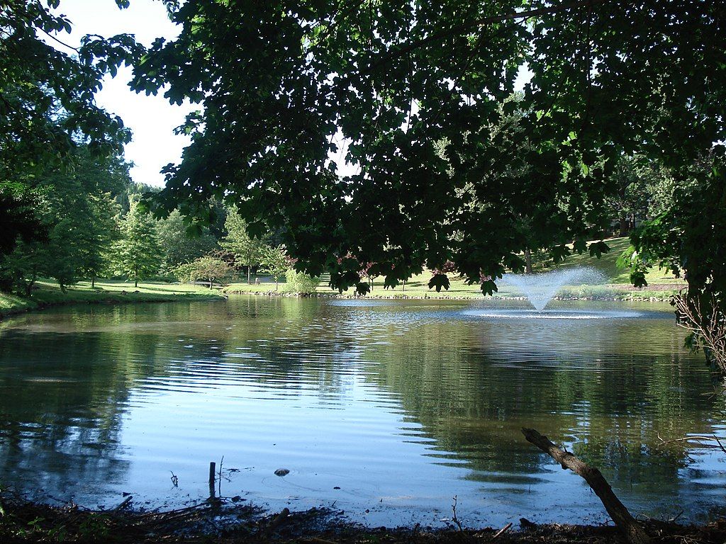 Body of water at yantacaw brook park.