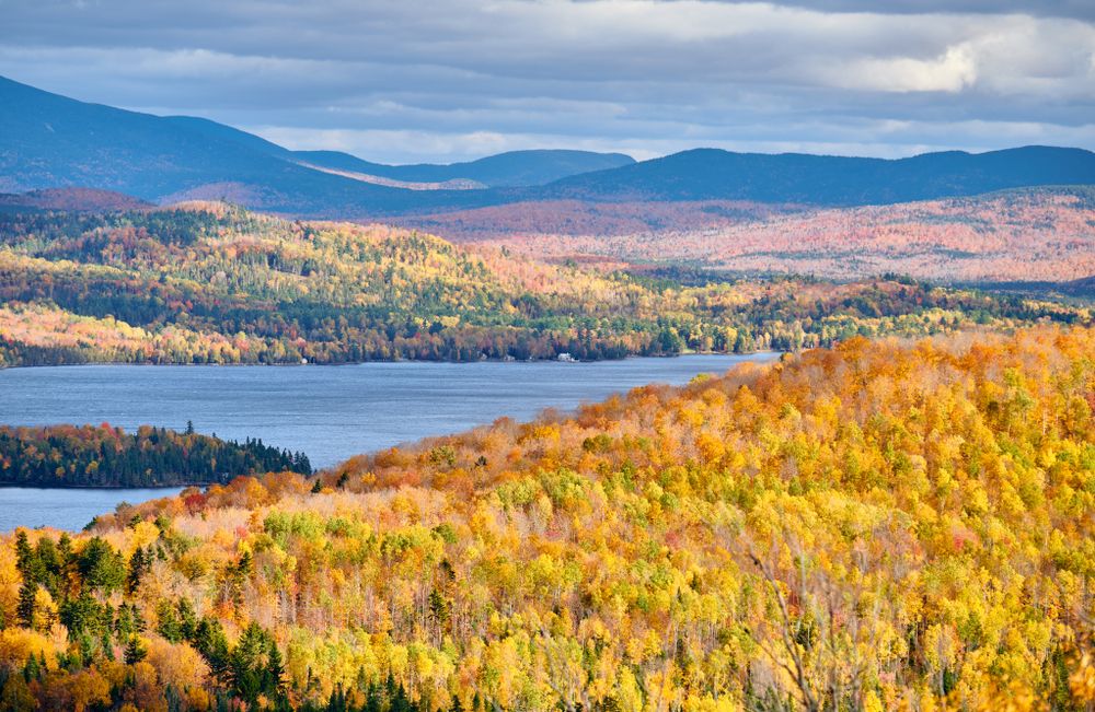 View of Mooselookmeguntic Lake