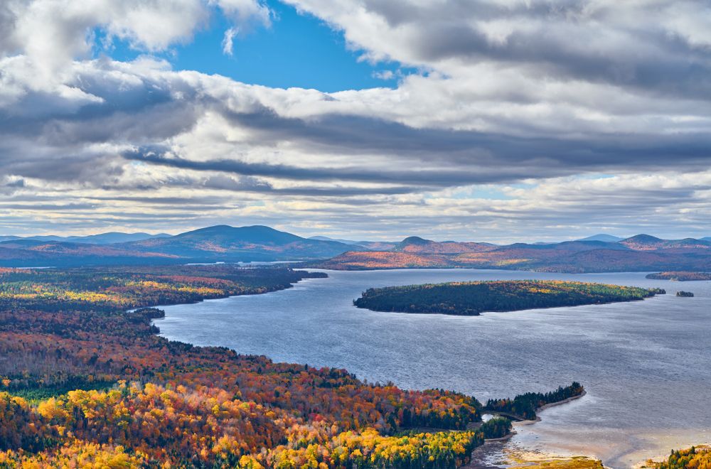 View of Mooselookmeguntic Lake