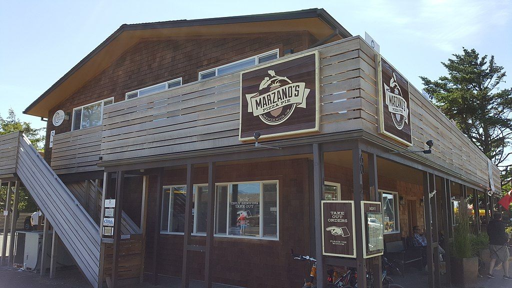 Exterior of Marzano’s Pizza Pie