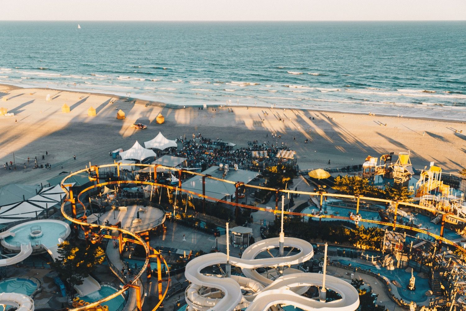 Aerial view of Morey's Pier, Wildwood