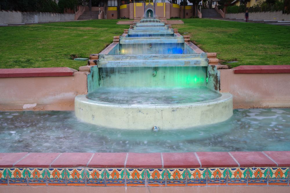 The waters of Cascades Park