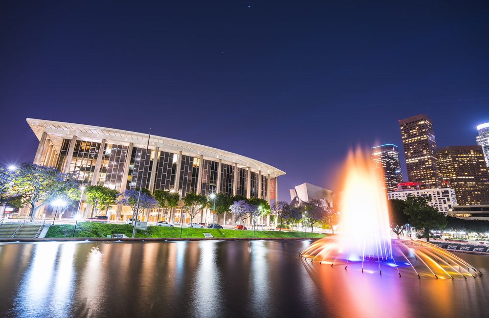 Dorothy Chandler Pavilion at Downtown Los Angeles
