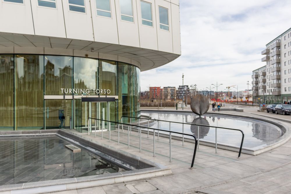 Entrance of the Turning Torso