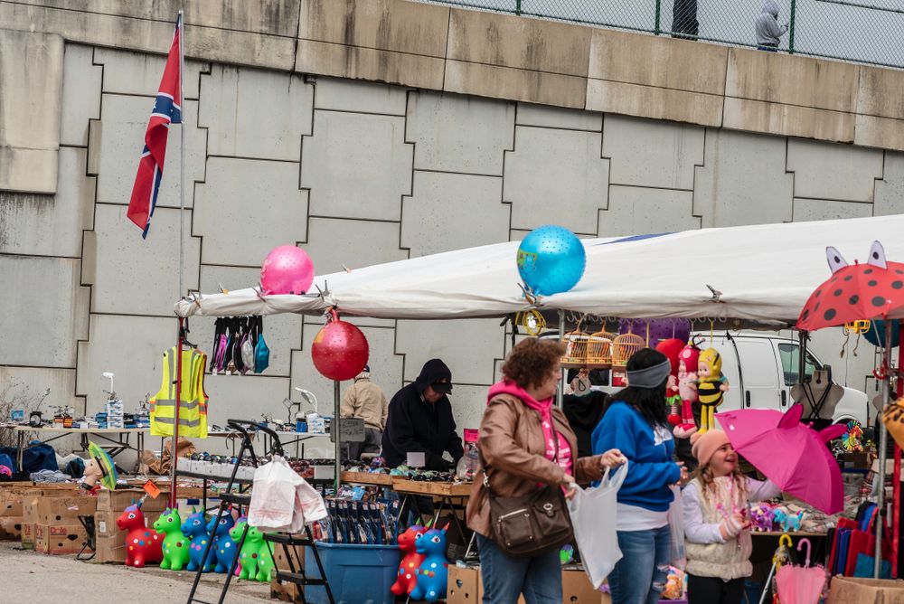 A vendor during Court Days festival