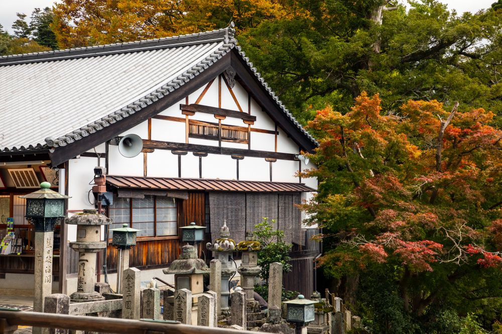 Nigatsudo temple in Nara Park