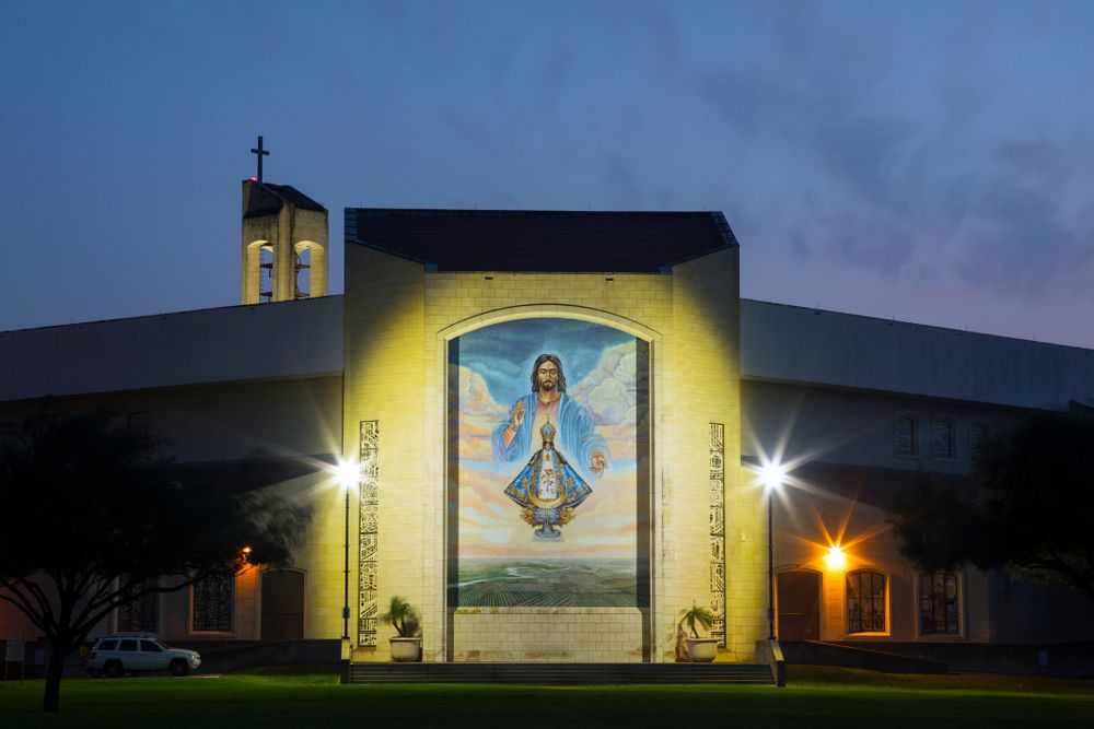 Exterior of the Basilica of Our Lady of San Juan Del Valle