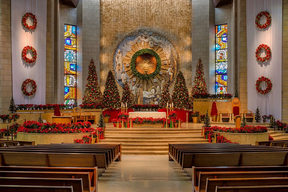 Interior of the Basilica of Our Lady of San Juan Del Valle