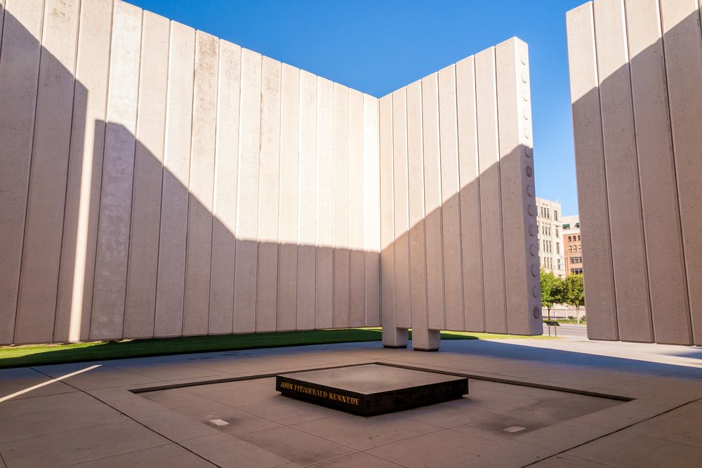Interior of the John F. Kennedy Memorial