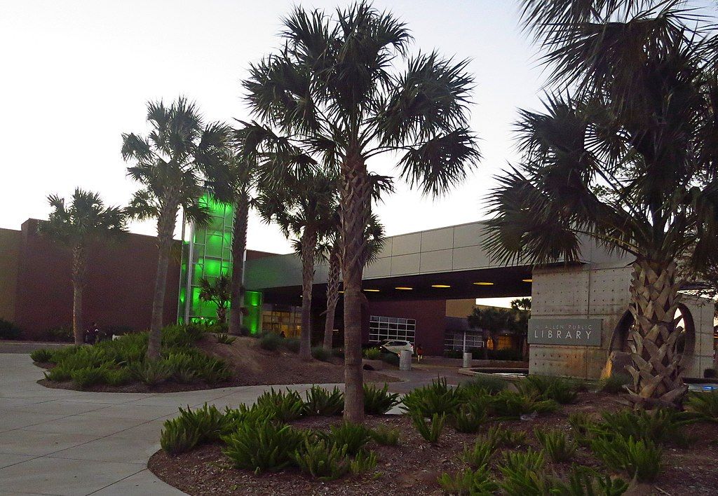Exterior of the McAllen Public Library