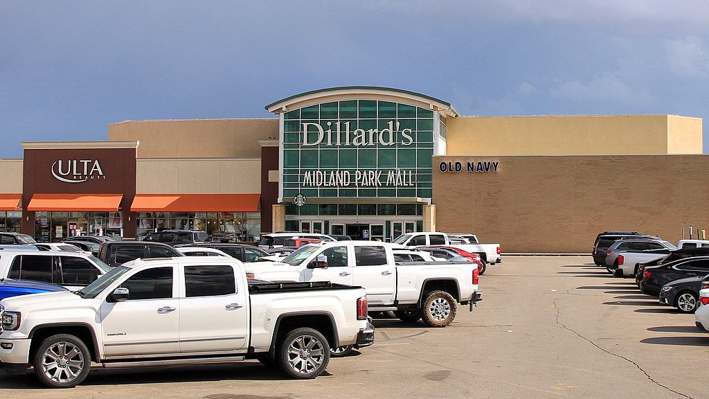 Exterior of Midland Park Mall
