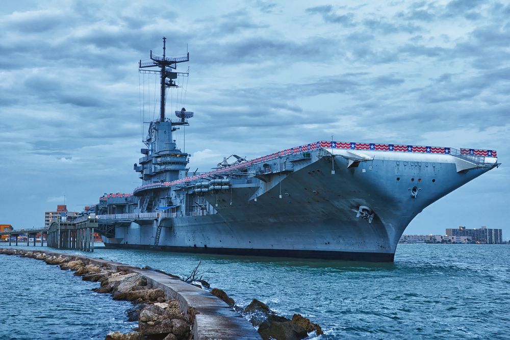 Scenic view of USS Lexington