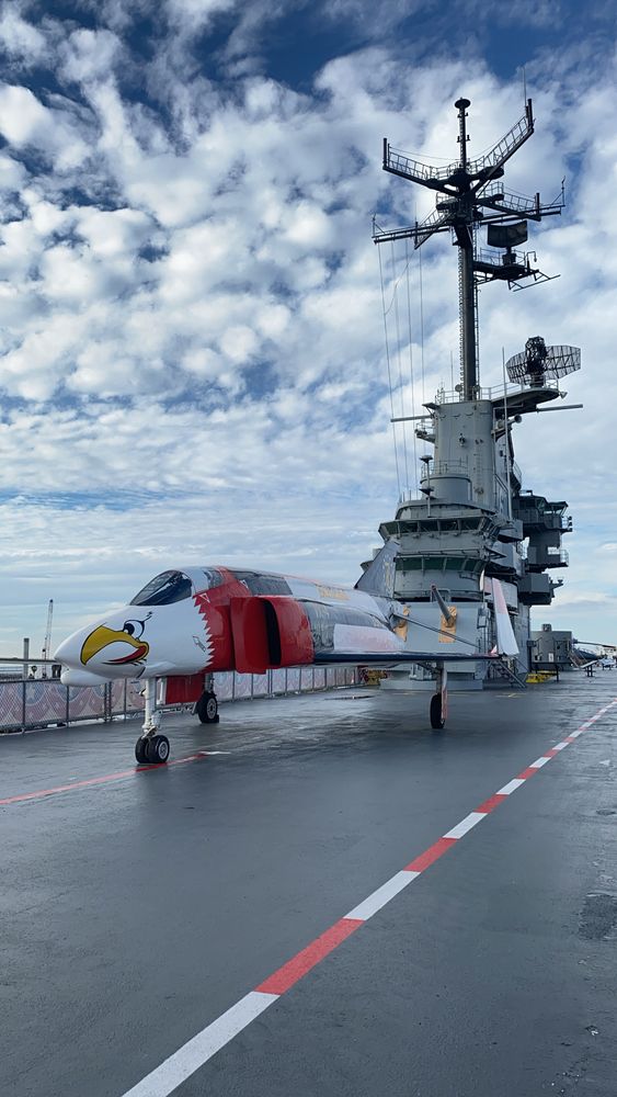 An aircraft in USS Lexington