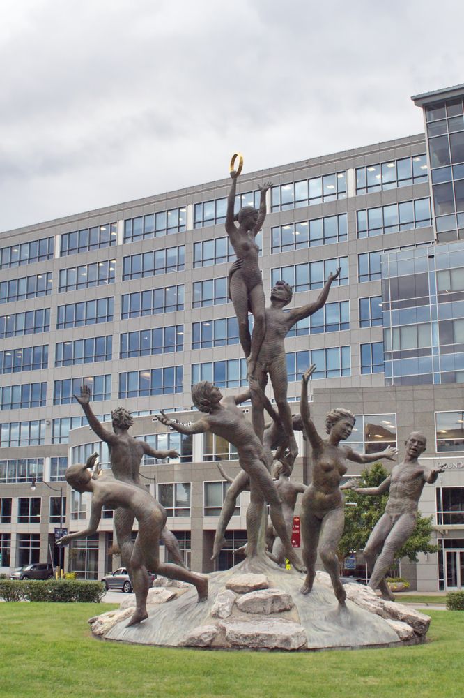 Sculpture at the Music Row