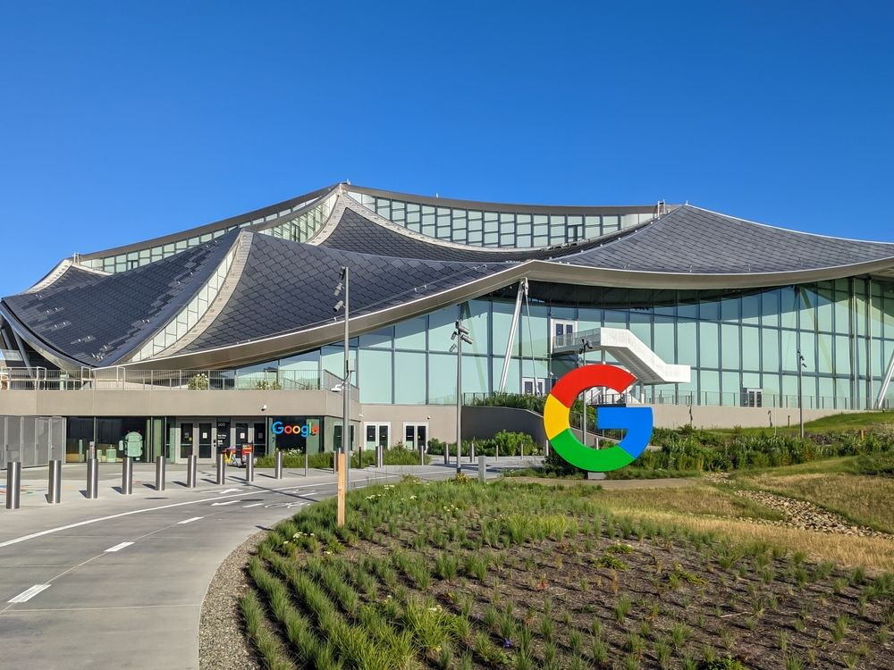 Exterior of Google Bay View Campus