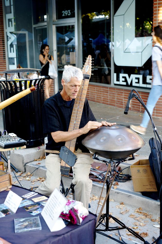 Musician at the Mountain View Art & Wine Festival