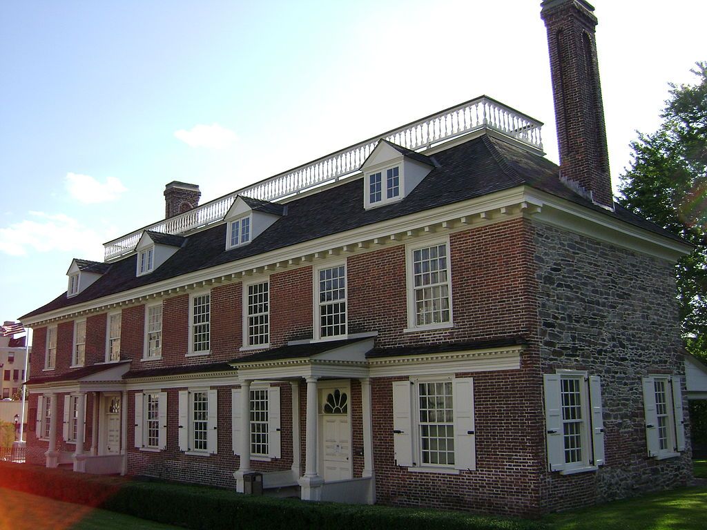 A building at Philipse Manor Hall State Historic Site