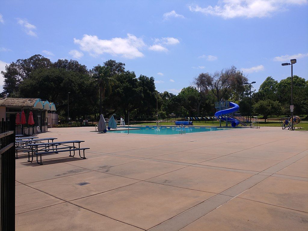 Swimming pool at Rengstorff Park