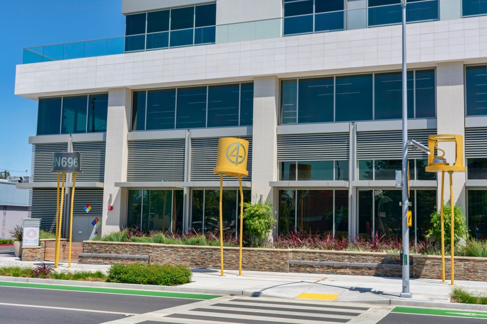 Exterior of Shockley Semiconductor Laboratory