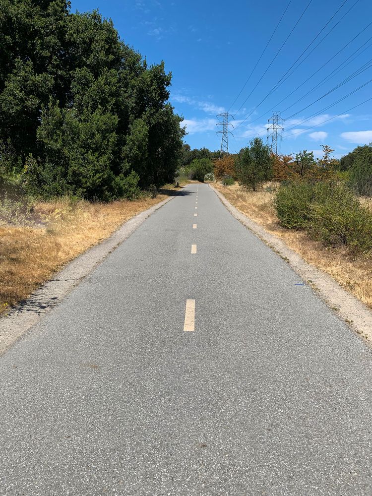 Daytime view of Stevens Creek Trail