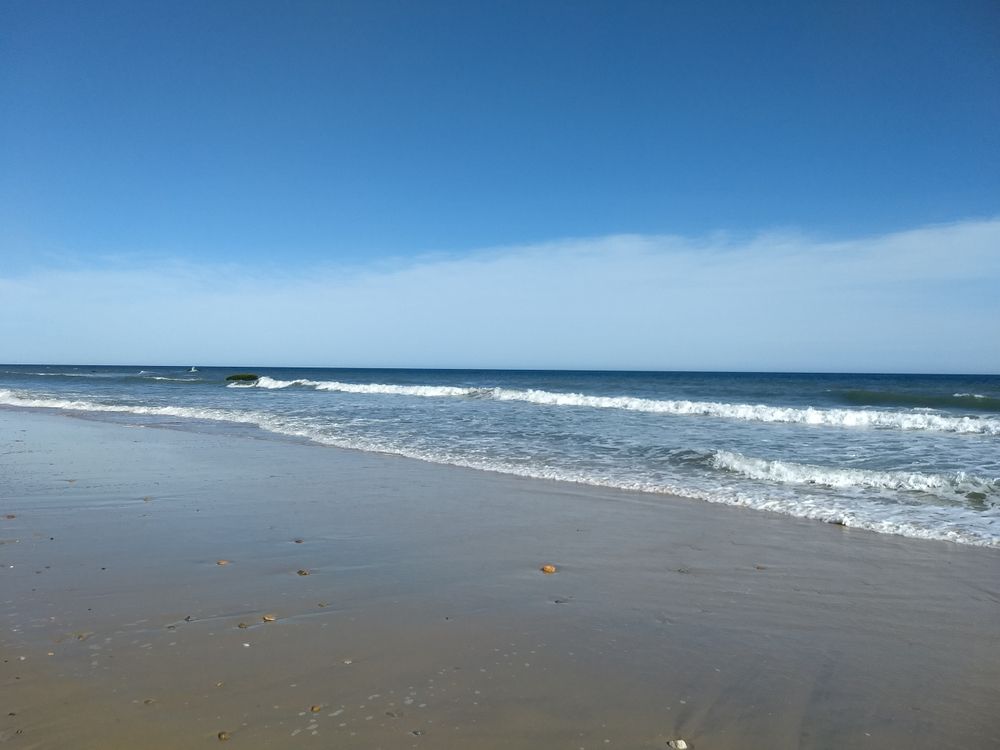 The waters of Lucy Vincent Beach