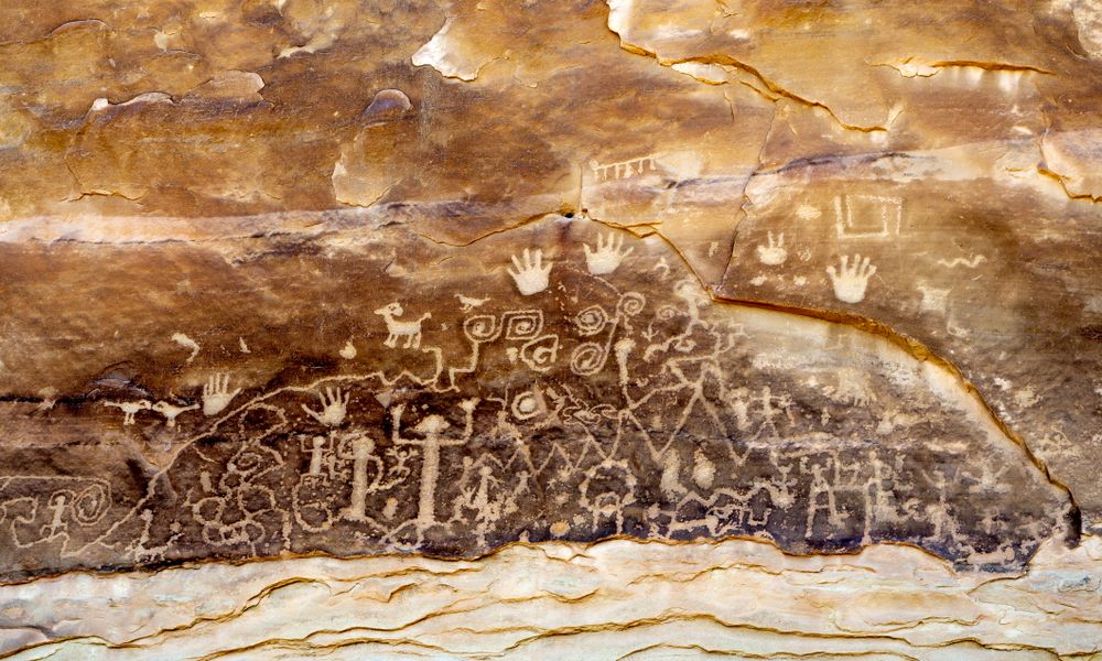 Petroglyphs along the Petroglyph Point Hike