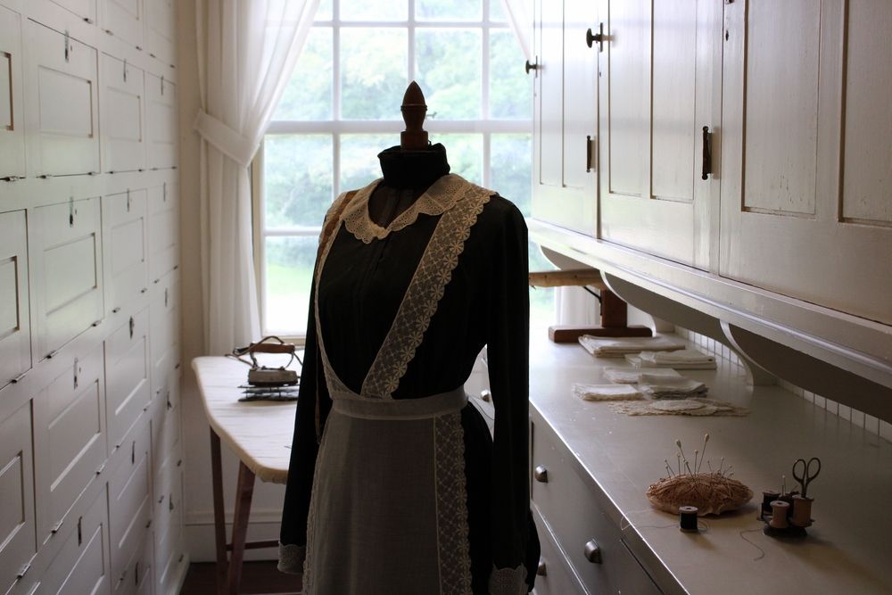 Maids quarter in Hildene Lincoln Family Home