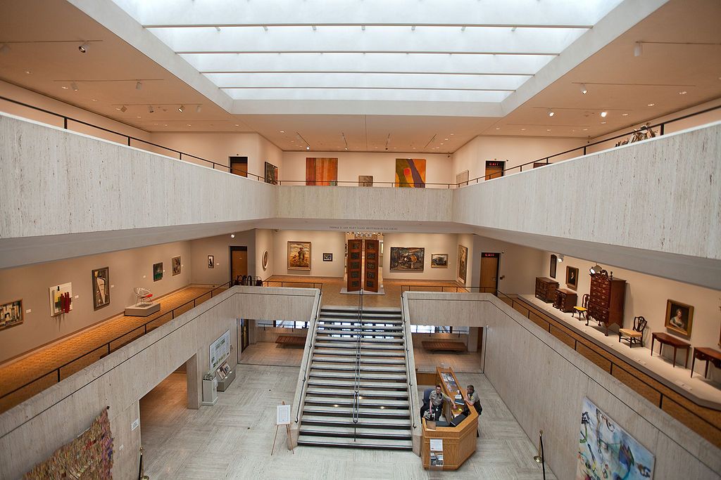 Interior of Chazen Museum of Art