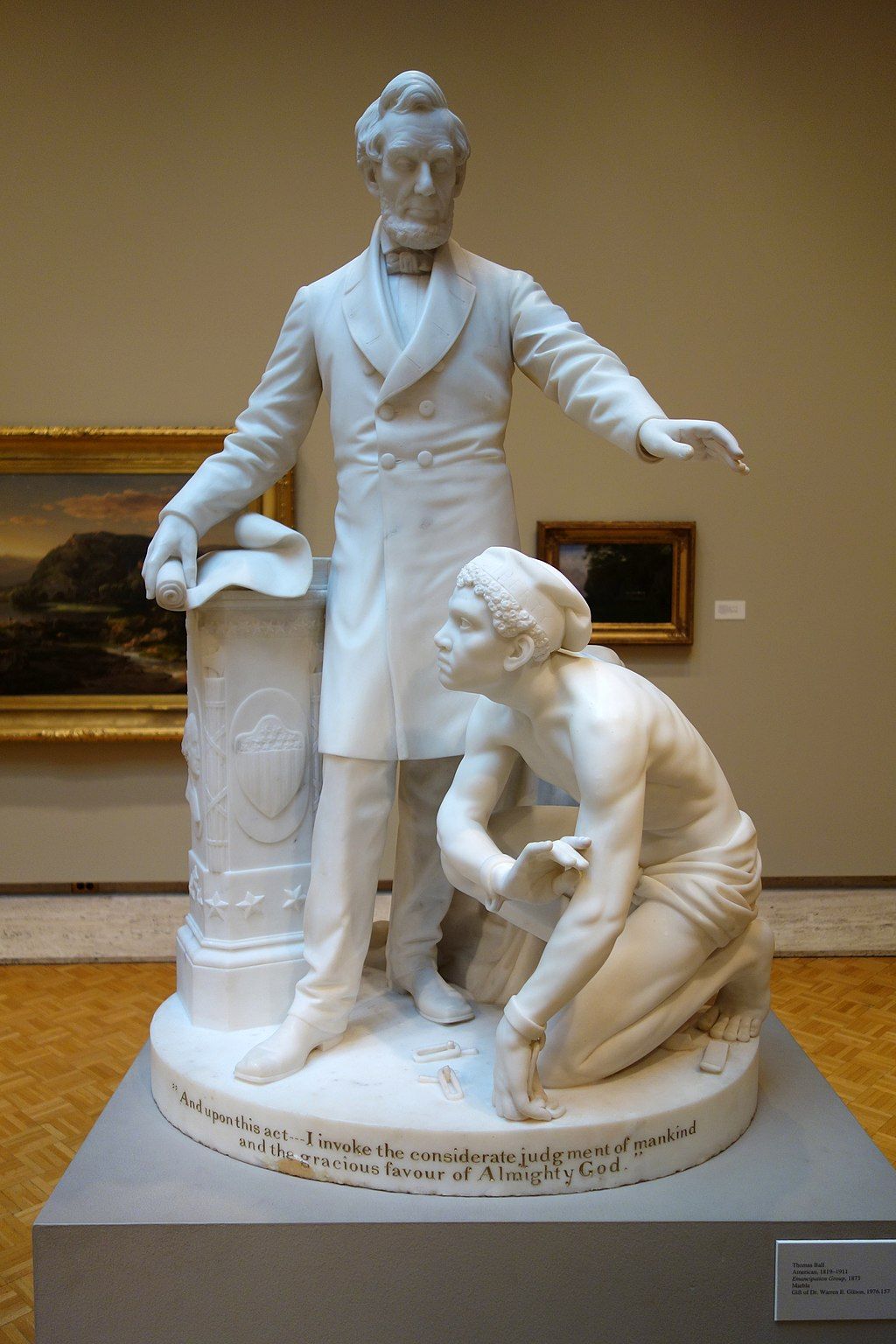 Exhibit in Chazen Museum of Art