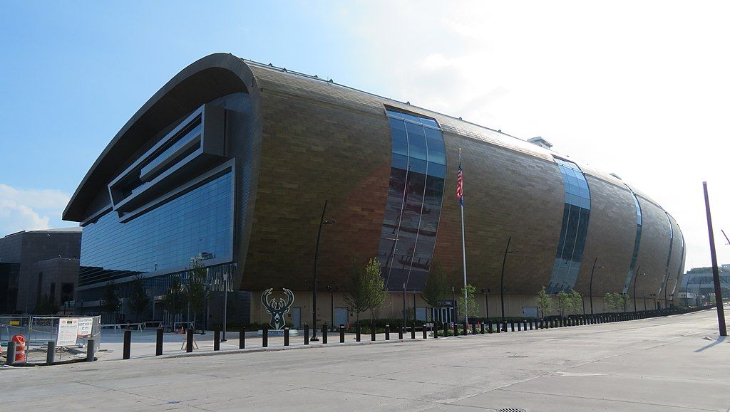 Facade of Fiserv Forum