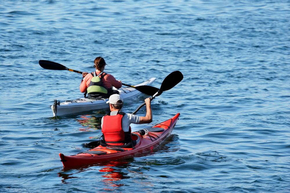 Kayaking on Lake Mendota