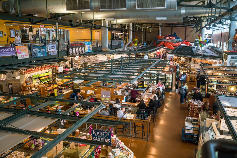 Interior of Milwaukee Public Market