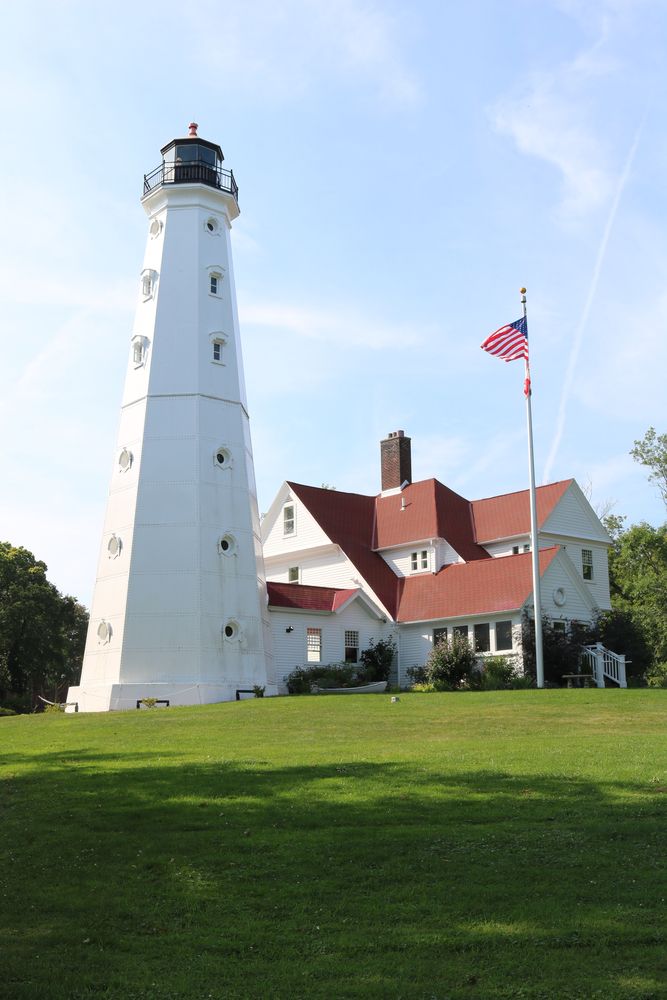 Exterior of the North Point Lighthouse