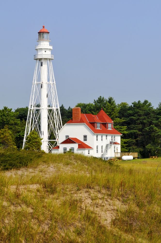Rawley Point Lighthouse at Point Beach State Forest