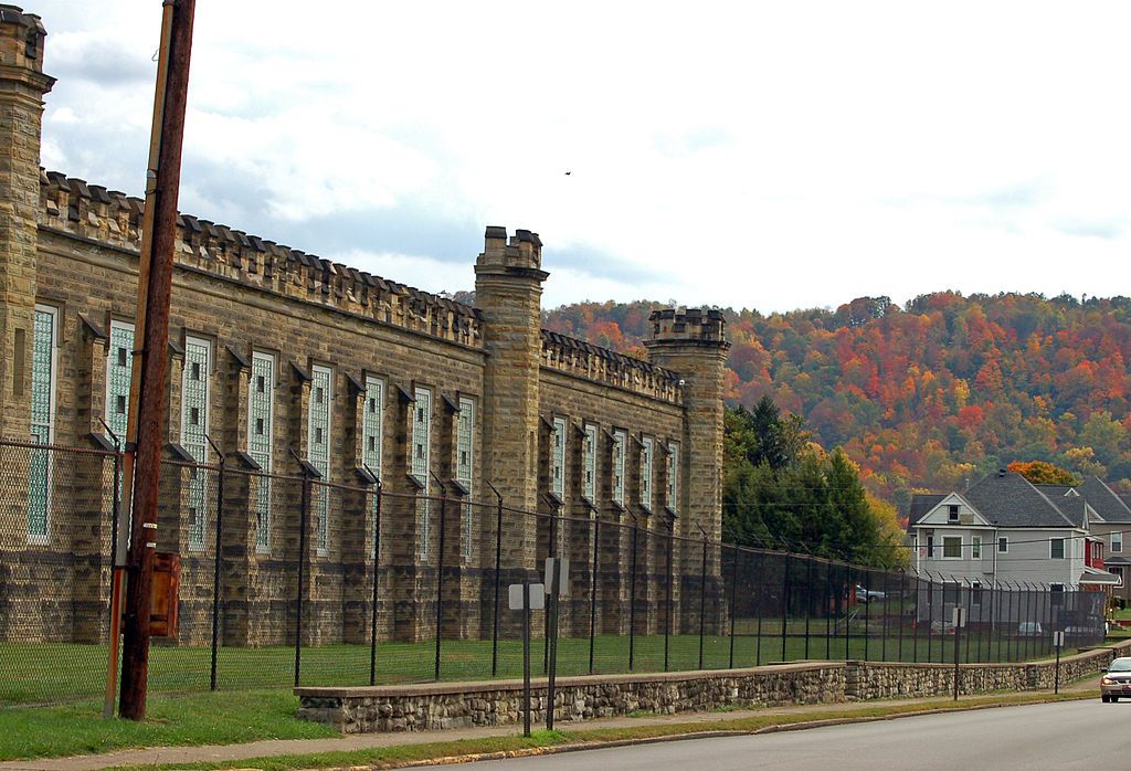 Facade of the West Virginia Penitentiary