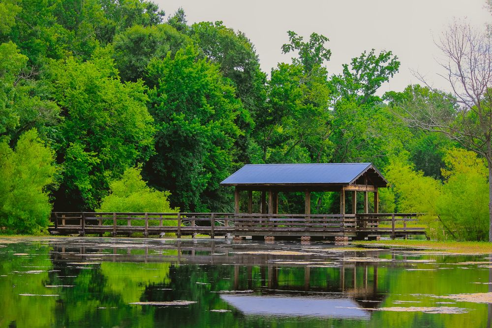 A pier at Brick Pond Park