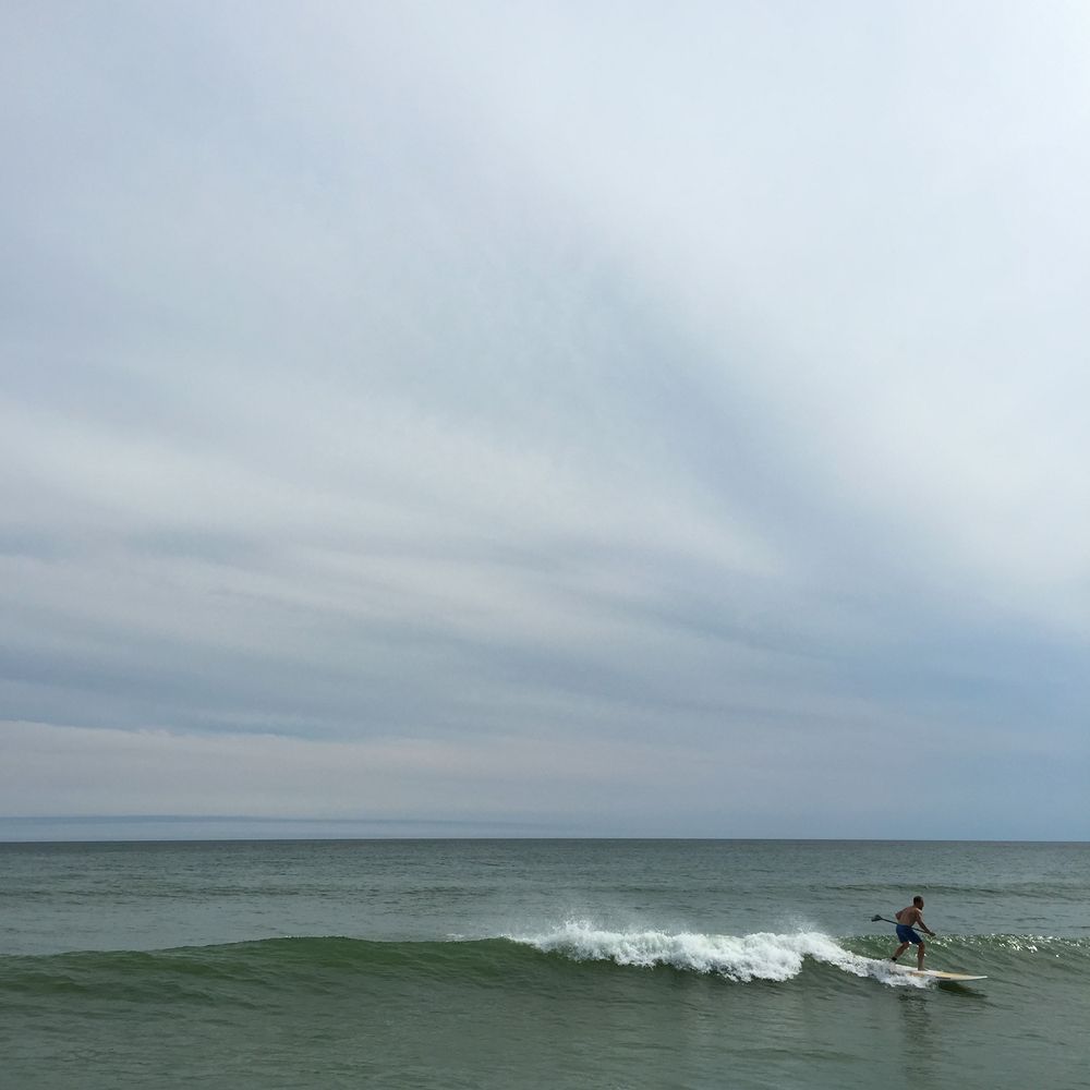 A man surfing on Cisco beach