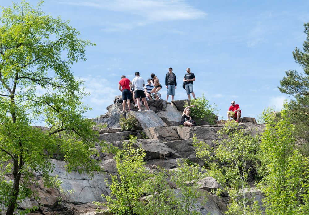 People at Cranberry Lake Preserve