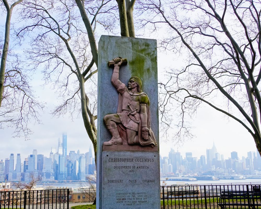 Christopher Columbus statue at Donnelly Memorial Park