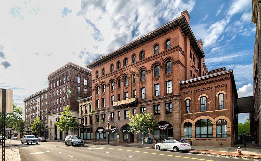 Buildings along Downtown New Britain