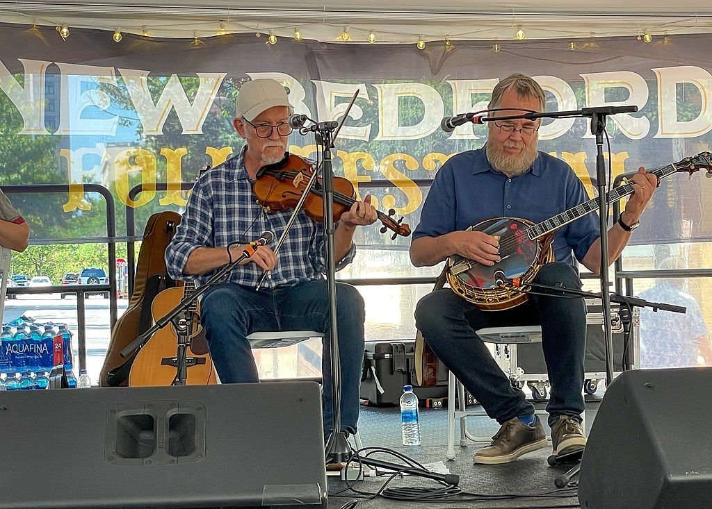Musicians at the New Bedford Folk Festival