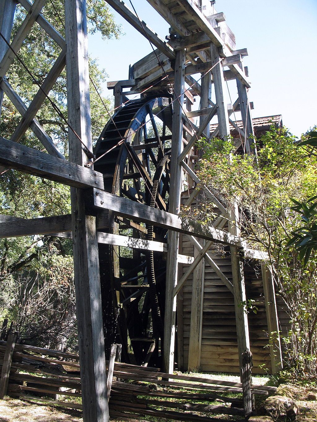 Structure at Bale Grist Mill State Historic Park