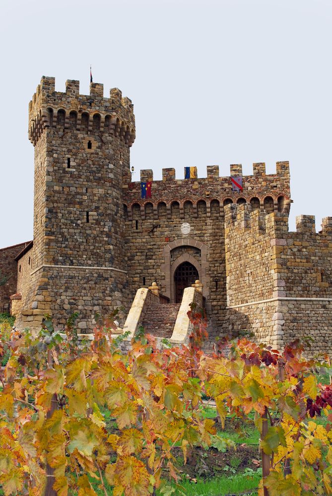 Exterior of Castello di Amorosa