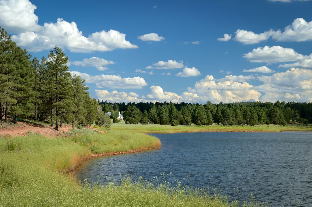 The waters of Fool Hollow Lake Recreation Area