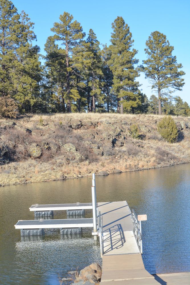 Boat dock at Fool Hollow Lake Recreation Area