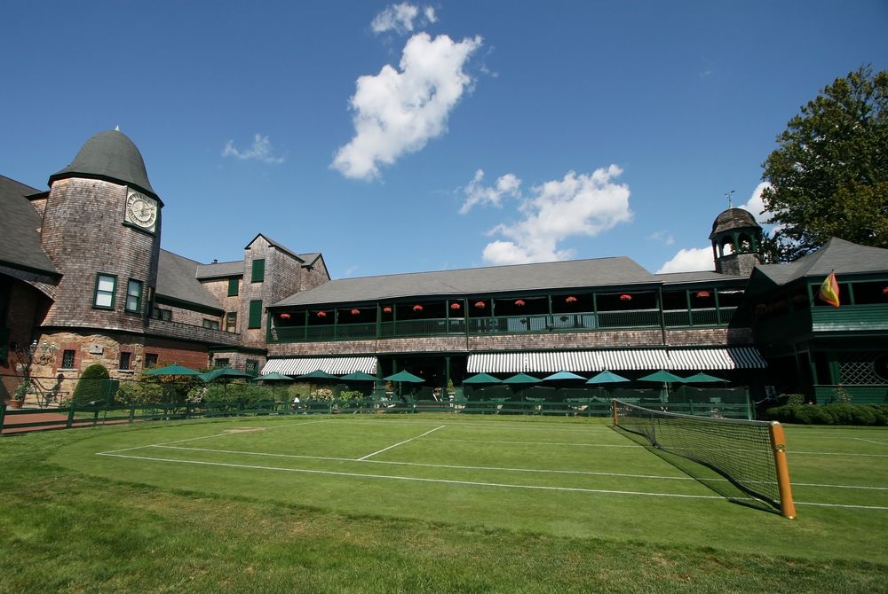 Exterior of the International Tennis Hall of Fame