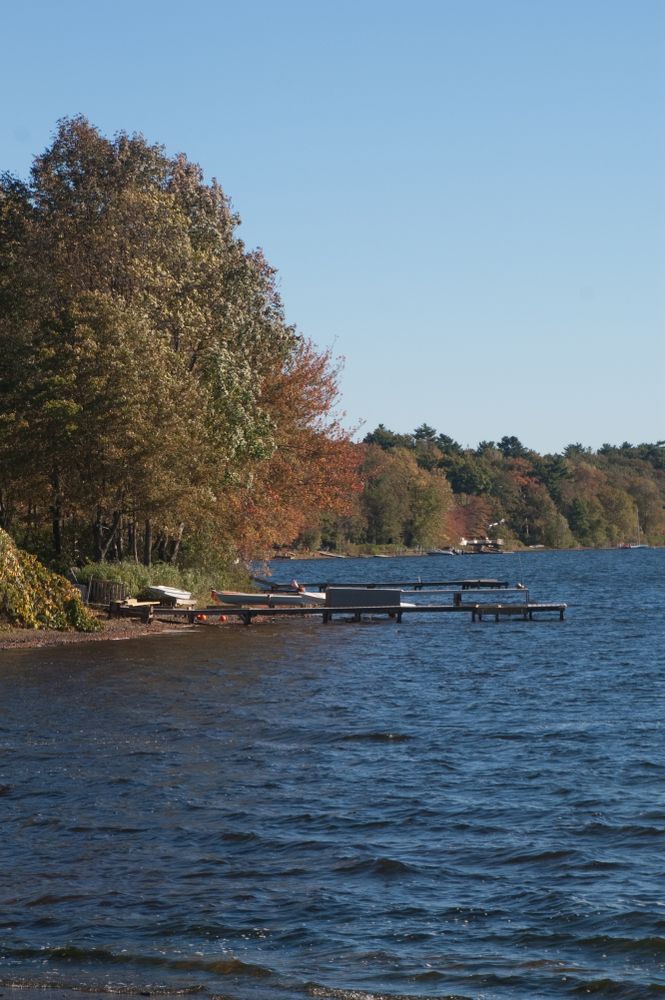 The waters of Lake Massapoag