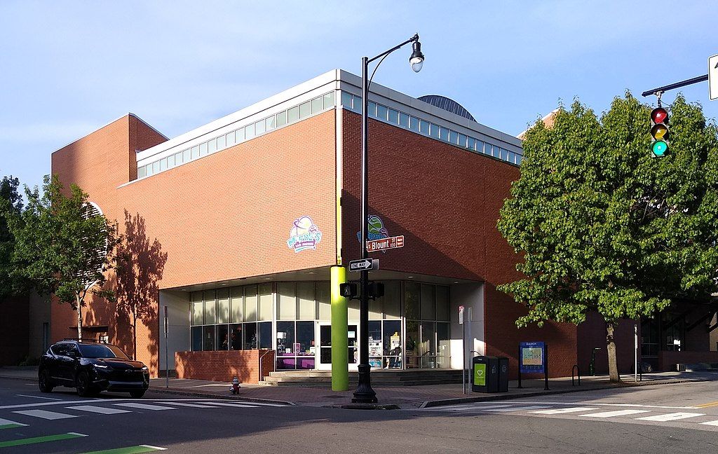 Exterior of Marbles Kids Museum