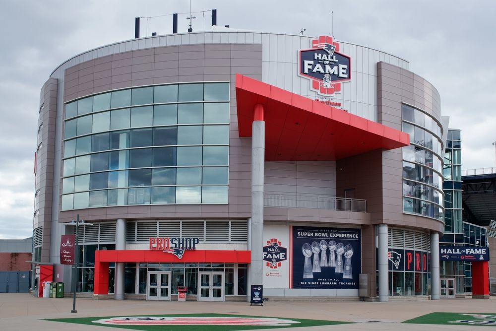 Exterior of The Patriots Hall of Fame